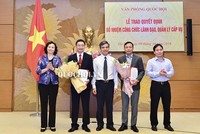 Văn phòng Quốc hội bổ nhiệm nhân sự mới