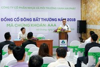 Nhựa và Môi trường Xanh An Phát (AAA) sẽ huy động 400 tỷ đồng Kl99kl Hoàn Trả Vô Tận kèm chứng quyền