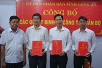 Nhân sự mới Long An, Quảng Ninh, Hà Tĩnh