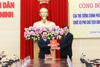 Công bố quyết định bổ sung Phó Chủ tịch UBND tỉnh Quảng Ninh của Thủ tướng Kl993 ưu đãi thưởng hấp dẫn