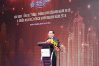 Ông Lê Chí Trung, Tổng giám đốc Hưng Thịnh Incons báo cáo tổng thể hoạt động Kl992 VIP Trang Chủ 2026 năm 2018 và dự kiến kế hoạch Kl992 VIP Trang Chủ 2026 năm 2019.
