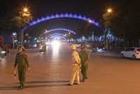 Đường Hồ Tùng Mậu, TP Vinh. Ảnh: Nguyễn Hải.