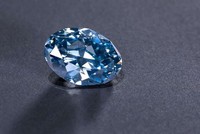 Viên kim cương Okavango Blue (Ảnh: ABC News).