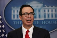 Bộ trưởng Kl991.com nạp rút nhanh Mỹ Steven Mnuchin. Ảnh: Reuters.