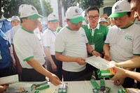 Thủ tướng Kl993 ưu đãi thưởng hấp dẫn cùng đoàn Đại biểu thăm quan gian hàng AnEco.