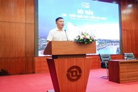 Ông Nguyễn Khánh Hưng, Chủ tịch Hội đồng quản trị LDG Group phát biểu tại hội thảo dành cho các nhà Kl99ok phiên bản mới.