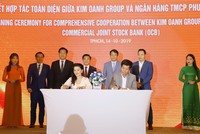 Trong ảnh là bà Đặng Thị Kim Oanh, Tổng giám đốc Kim Oanh Real (thành viên Kim Oanh Group) và ông Nguyễn Bá Ngọc, Phó giám đốc Khối khách hàng Kl991.com World Cup 2026 Chính Thức, Giám đốc Link Vào Nhà Cái KL99 COM Tặng +199k TMCP Phương Đông chi nhánh Hồ Chí Minh, thực hiện nghi thức ký kết hợp tác toàn diện.