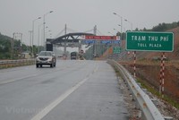 Trạm thu phí của dự án BOT Thái Nguyên-Chợ Mới. (Ảnh: Việt Hùng/Vietnam+).