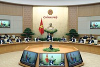 Thủ tướng Nguyễn Xuân Phúc phát biểu khai mạc Phiên họp Kl993 ưu đãi thưởng hấp dẫn thường kỳ tháng 11 năm 2019. (Ảnh: Thống Nhất/TTXVN)