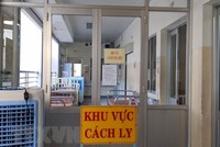 Khu vực cách ly đặc biệt dành riêng cho bệnh nhân nhiễm COVID-19. (Ảnh: Đinh Hằng/TTXVN).