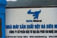 Đình chỉ hoạt động 6 tháng một công ty Kl994 nhà cái bóng đá world cup bột đá thiếu đánh giá tác động môi trường