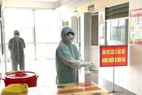 Khu vực điều trị cho bệnh nhân COVID-19 tại Bệnh viện số 2. (Ảnh: PV/Vietnam+).