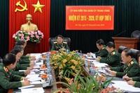 Một kỳ họp của Ủy ban Kiểm tra Quân ủy Trung ương.