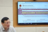 Trang thông tin hướng dẫn nộp thuế cá nhân và Kl991.com World Cup 2026 Chính Thức trên Cổng dịch vụ công Quốc gia. (Ảnh: Dương Giang/TTXVN).