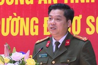Thượng tá Nguyễn Thanh Trường vừa được thăng hàm. 