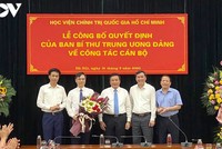 Ông Dương Trung Ý được bổ nhiệm làm Phó Giám đốc Học viện Kl991.com tải ứng dụng quốc gia Hồ Chí Minh.