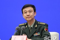 Người phát ngôn Bộ Quốc phòng Trung Quốc Ngô Khiêm. (Ảnh: SCIO).