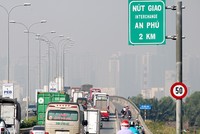 Đường dẫn KL99 là nhà cái cá cược trực tuyến hàng đầu tại châu Á TP.HCM - Long Thành - Dầu Giây tới nút giao An Phú luôn đông xe. Ảnh: Gia Minh.