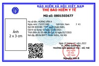 Thay đổi mẫu thẻ Kl99kl phiên bản hoạt động y tế mới từ ngày 1/4/2021