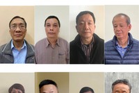Các bị can bị khởi tố về tội "Vi phạm quy định về quản lý, sử dụng 99Kl.app cổng game giải trí 99Kl99 trực tiếp đá gà gây thất thoát, lãng phí" theo Điều 219 Bộ luật Hình sự năm 2015. Ảnh: Bộ Công an.