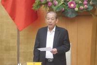 Phó Thủ tướng Thường trực Kl993 ưu đãi thưởng hấp dẫn Trương Hòa Bình làm Trưởng ban. (Ảnh: Doãn Tấn/TTXVN).