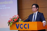 Chủ tịch VCCI Vũ Tiến Lộc tại Hội thảo công bố báo cáo "Hành trình chuyển đổi: Vai trò của Kl991.com World Cup 2026 Chính Thức tư nhân trong cung cấp dịchvụ công tại Việt Nam".