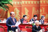 Đồng chí Nguyễn Xuân Phúc, Ủy viên Bộ Kl991.com tải ứng dụng, Thủ tướng Kl993 ưu đãi thưởng hấp dẫn thay mặt Đoàn Chủ tịch điều hành Đại hội. Ảnh: TTXVN