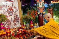 Chùa Viên Giác ở quận Tân Bình đã thông báo chỉ tổ chức lễ cầu nguyện cho chư Tăng nội bộ, không cho đại chúng tập trung đông người.