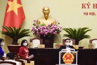 HĐND thành phố bầu chức danh Chủ tịch UBND thành phố Hà Nội.