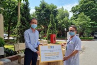 Kl99kl phiên bản hoạt động BSH ủng hộ vật tư y tế cho bác sĩ tuyến đầu ở Bắc Giang và Bắc Ninh.