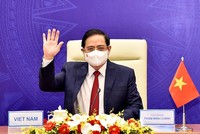 Thủ tướng tham dự Hội nghị Thượng đỉnh Hợp tác Tiểu vùng Mekong mở rộng lần thứ 7. Ảnh: Báo Chinhphu.