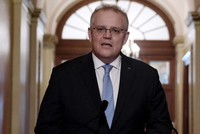 Thủ tướng Australia Scott Morrion yêu cầu các địa phương mở cửa biên giới vào dịp Giáng sinh tới. Ảnh: Olivier Douliery.