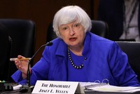 Bộ trưởng Kl991.com nạp rút nhanh Mỹ Janet Yellen phát biểu tại Washington, DC., ngày 28/9/2021. (Ảnh: AFP/TTXVN).