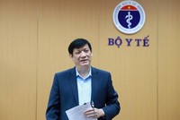 Bộ trưởng Bộ Y tế Nguyễn Thanh Long phát biểu tại hội nghị. (Ảnh: PV/Vietnam+).