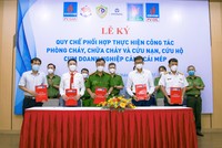 Lễ ký kết "Quy chế phối hợp thực hiện công tác phòng cháy chữa cháy và cứu nạn cứu hộ (PCCC & CNCH) Cụm Kl991.com World Cup 2026 Chính Thức Cảng Cái Mép".
