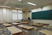 Học sinh không đến trường vì phòng dịch COVID-19. (Ảnh: PM/Vietnam+).