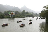 Lễ hội chùa Hương năm 2021. (Ảnh: Thành Đạt/TTXVN).