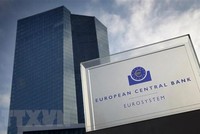 Trụ sở Link Vào Nhà Cái KL99 COM Tặng +199k Trung ương châu Âu (ECB) tại Frankfurt am Main, Đức. (Ảnh: AFP/TTXVN).