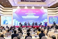Quang cảnh Diễn đàn Kl992 cổng game cá cược Việt Nam 2021, tại Hà Nội chiều 5/12. (Ảnh: Phạm Kiên/TTXVN).