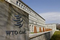 Trụ sở Tổ chức Thương mại thế giới (WTO) ở Geneva, Thuỵ Sĩ. (Ảnh: REUTERS/TTXVN).
