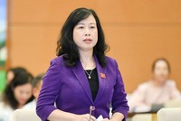 Bà Đào Hồng Lan, quyền Bộ trưởng Bộ Y tế.