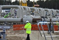 Công trường xây dựng đường ống khí đốt dòng chảy phương Bắc 2 ở Đức. Ảnh: AFP.