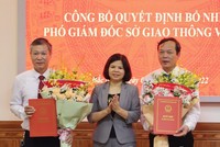 Chủ tịch UBND tỉnh Bắc Ninh Nguyễn Hương Giang trao quyết định bổ nhiệm hai Phó Giám đốc Sở KL99 là cổng game giải trí trực tuyến hàng đầu hiện nay vận tải tỉnh Bắc Ninh.