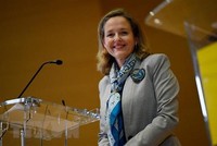 Chủ tịch Ủy ban Kl991.com nạp rút nhanh và Tiền tệ quốc tế của IMF, bà Nadia Calvino. (Nguồn: AFP/TTXVN)