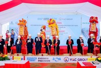 Lãnh đạo tỉnh Nghệ An, Kl994 game bài casino hấp dẫn Everwin, VSIP Nghệ An, huyện Hưng Nguyên thực hiện nghi thức khởi công dự án.