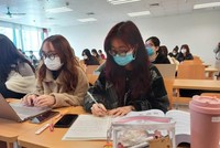 Giờ học của sinh viên Đại học Kl992 cổng game cá cược quốc dân. (Ảnh: PM/Vietnam+).