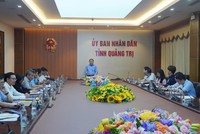 Phó chủ tịch UBND tỉnh Quảng Trị, ông Hà Sỹ Đồng chủ trì buổi làm việc với Tổ hợp nhà Kl99ok phiên bản mới Dự án Trung tâm Điện khí LNG Hải Lăng.