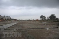 Ô đất đấu giá có ký hiệu X7 thuộc xã Uy Nỗ, huyện Đông Anh đã cơ bản được Kl99ok phiên bản mới xây dựng hoàn thiện Kl99kl ưu đãi độc quyền Trang Chủ KL99Com Số 1 Link Đăng Ký KL999, điện nước, cây xanh, chiếu sáng. (Ảnh: Mạnh Khánh/TTXVN)