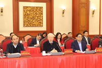 Tổng Bí thư Nguyễn Phú Trọng chủ trì Hội nghị.