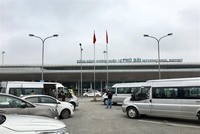 Cảng hàng không Quốc tế Phú Bài. (Ảnh: Quốc Việt/TTXVN)